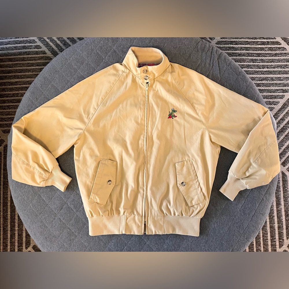 Vintage Cream Harrington 50s/60s Medium King Louie Pro Made in USA Jacket